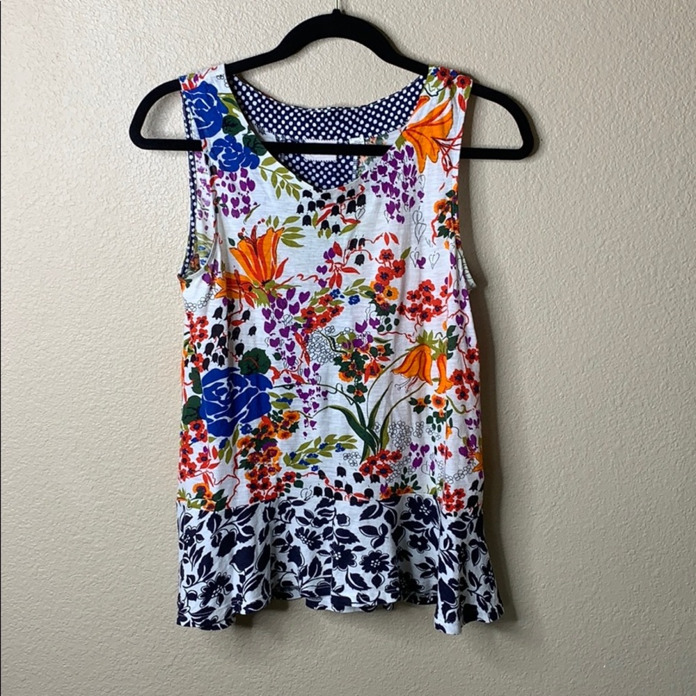 Anthropologie Postmark Cultivars Floral Top - Picture 2 of 6